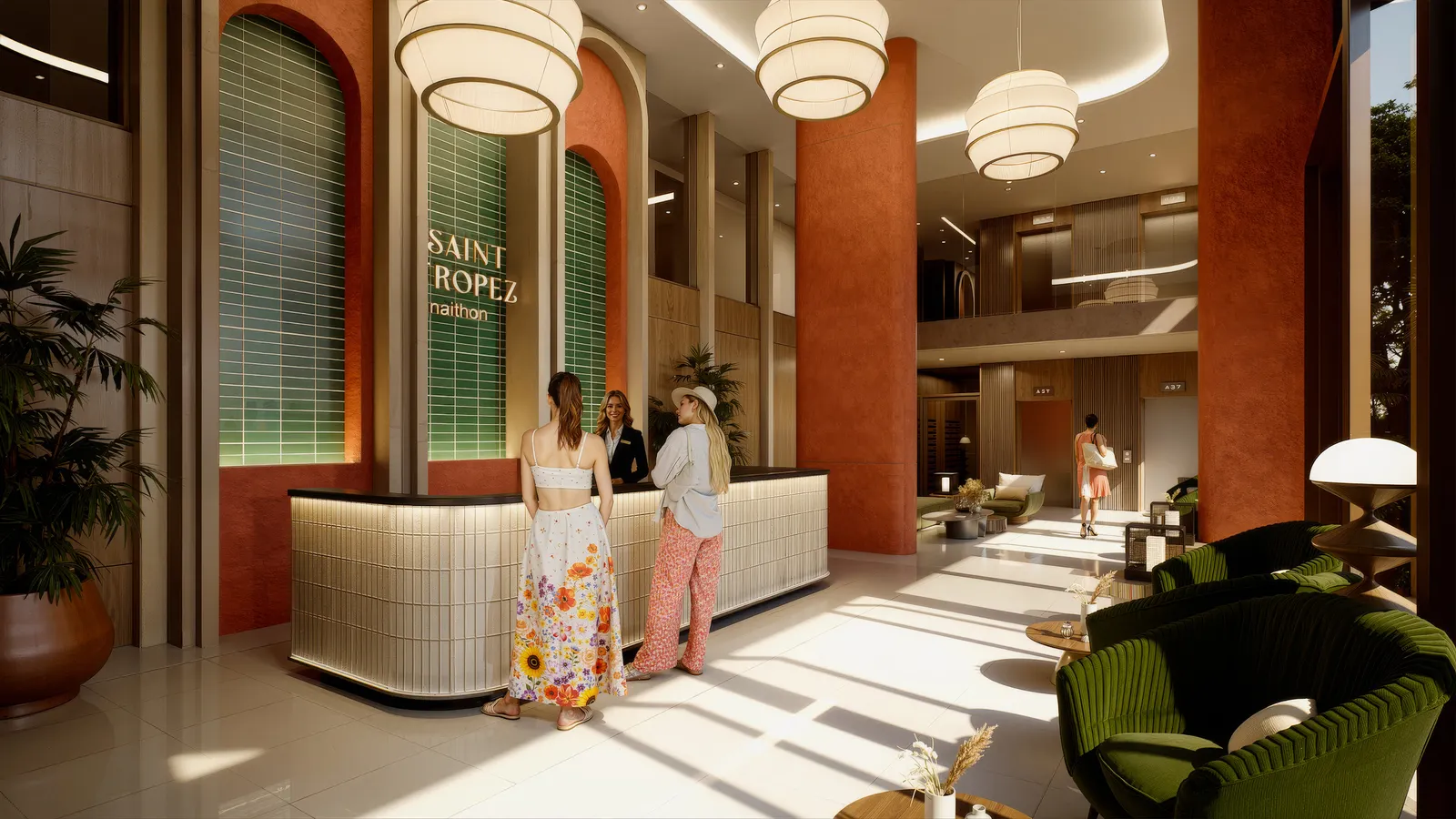 Лобби Saint Tropez Naithon